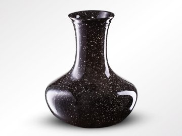 Keramická hřbitovní váza A - čierné teraso